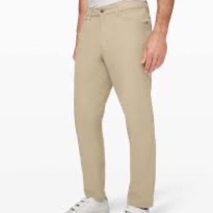 Lululemon ABC Pants Classic Men’s Size 32x33" Warpstreme Stretch Beige